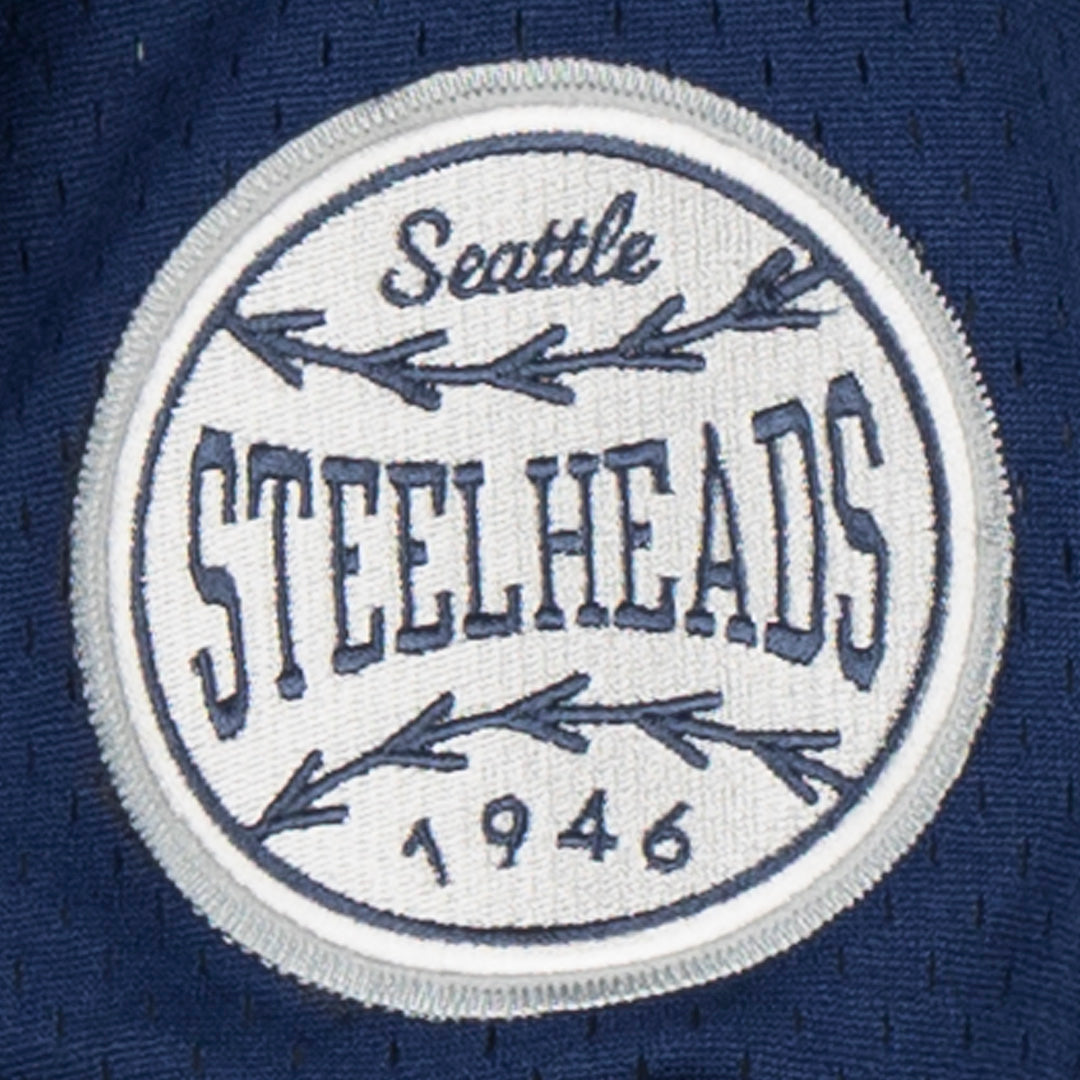 Seattle Steelheads Vintage Inspired NL Replica V-Neck Mesh Jersey