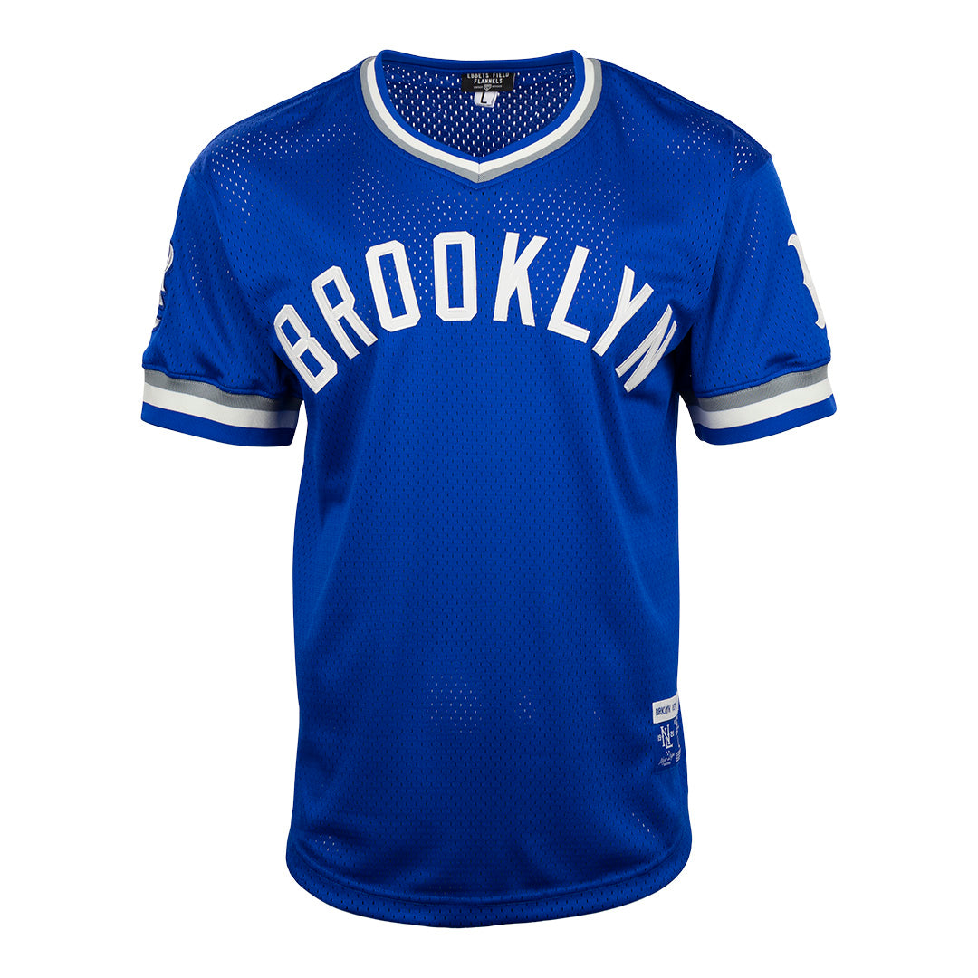 Brooklyn Royal Giants Vintage Inspired NL Replica V-Neck Mesh Jersey