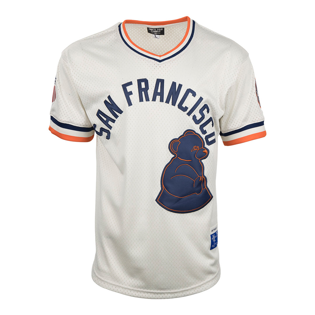 San Francisco Sea Lions Vintage Inspired NL Replica V-Neck Mesh Jersey