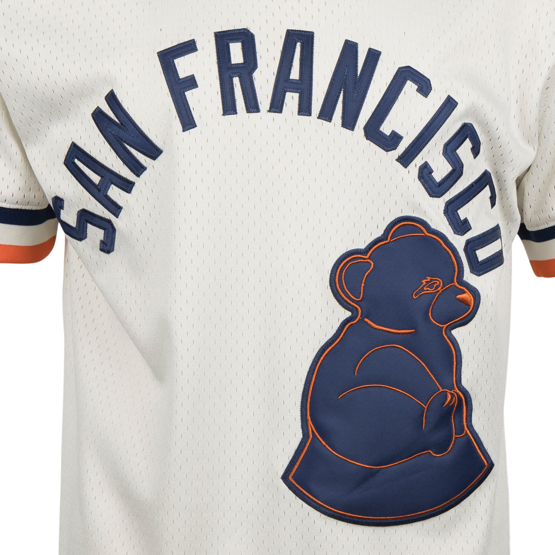 San Francisco Sea Lions Vintage Inspired NL Replica V-Neck Mesh Jersey