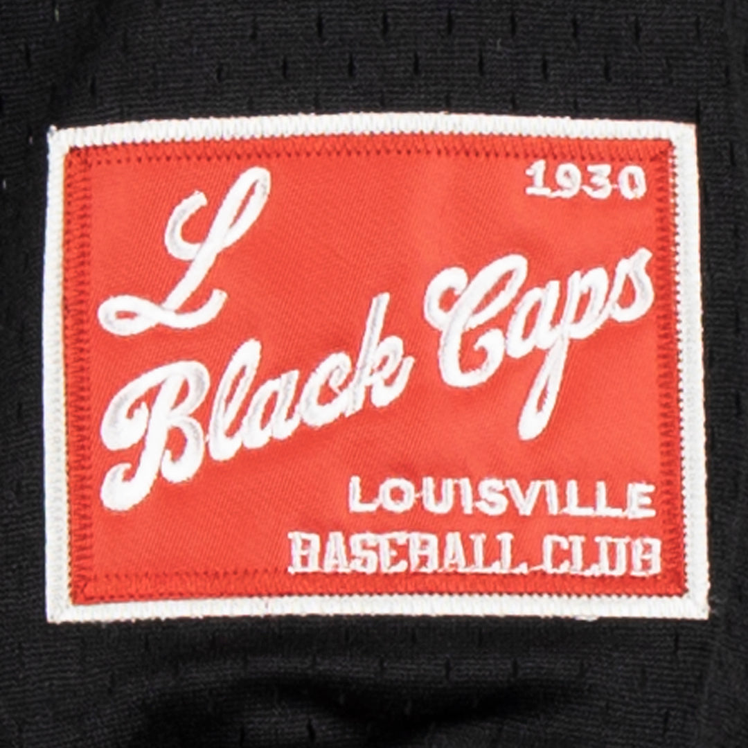 Louisville Black Caps Vintage Inspired NL Replica V-Neck Mesh Jersey