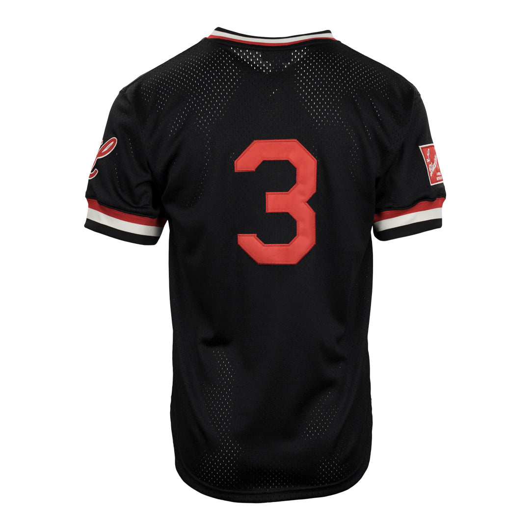 Louisville Black Caps Vintage Inspired NL Replica V-Neck Mesh Jersey