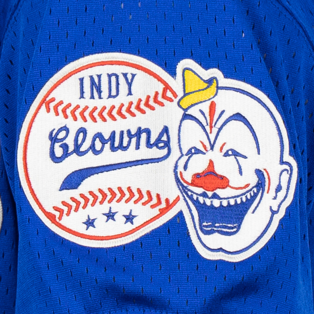 Indianapolis Clowns Vintage Inspired NL Replica V-Neck Mesh Jersey