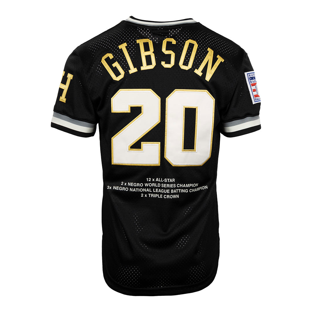 Ebbets Field Flannels Commemorative Josh Gibson Homestead Grays Vintage Inspired NL Replica V-Neck Mesh Jersey