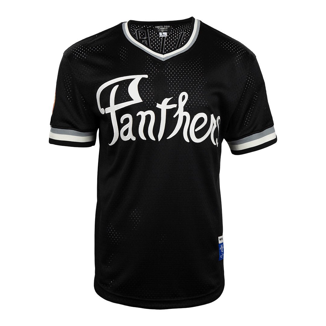 Montreal Black Panthers Vintage Inspired NL Replica V-Neck Mesh Jersey