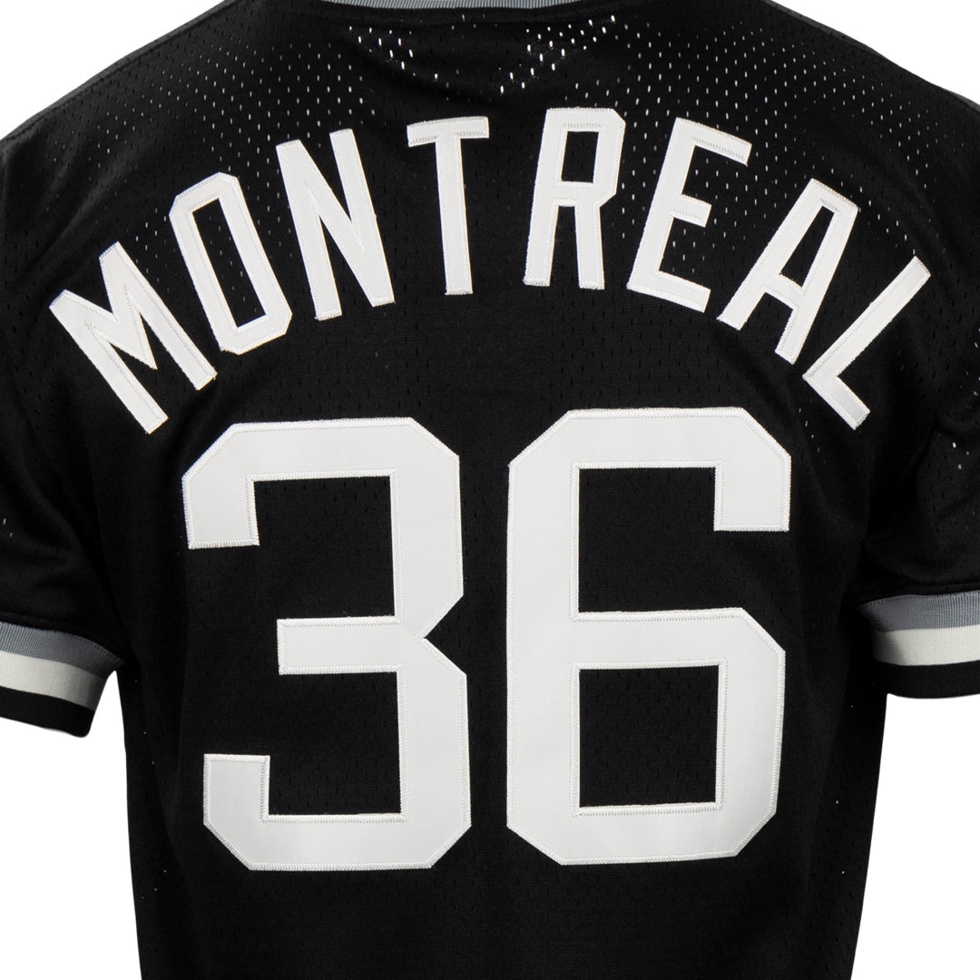 Montreal Black Panthers Vintage Inspired NL Replica V-Neck Mesh Jersey
