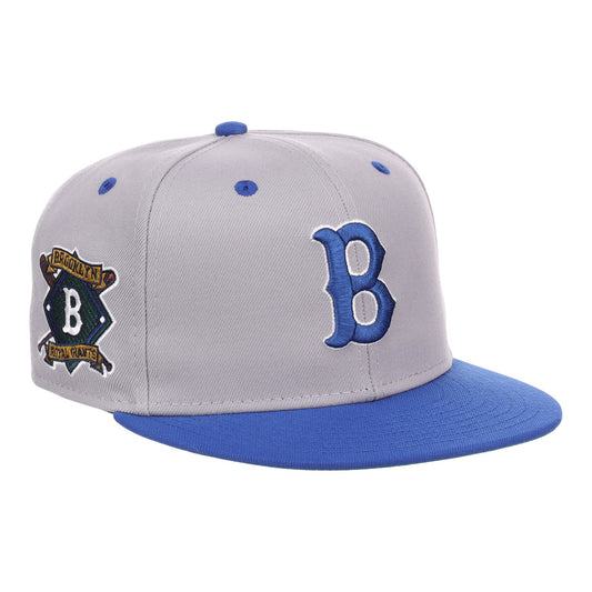 Brooklyn Royal Giants NLB Flip Fitted Ballcap - Gray