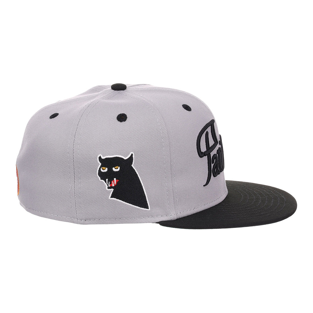 Montreal Black Panthers NLB Flip Fitted Ballcap - Gray