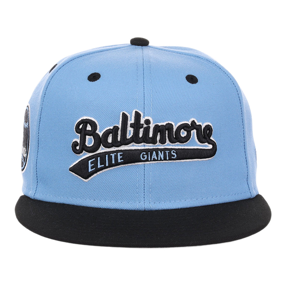 Baltimore Elite Giants NLB Sky Blue Fitted Ballcap