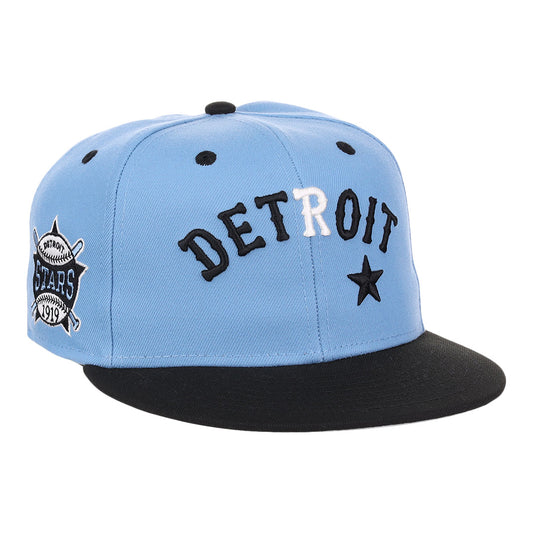 Detroit Stars NLB Sky Blue Fitted Ballcap