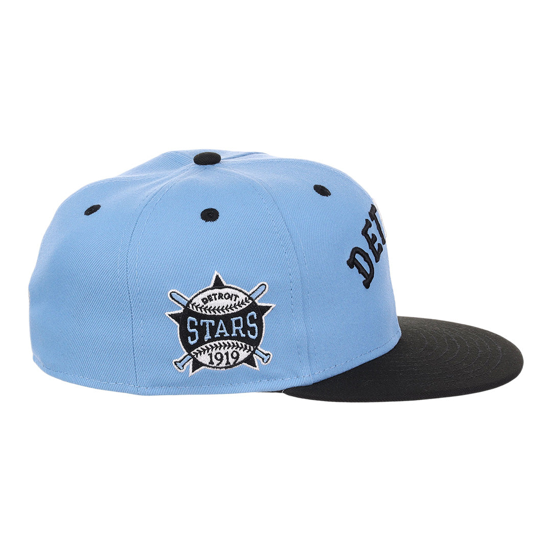 Detroit Stars NLB Sky Blue Fitted Ballcap