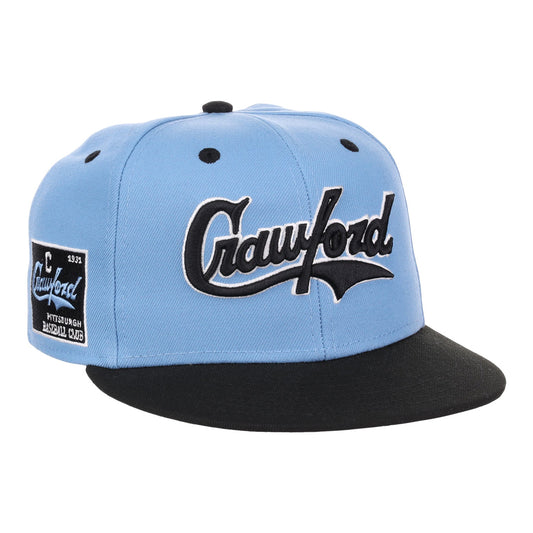 Pittsburgh Crawfords NLB Sky Blue Fitted Ballcap
