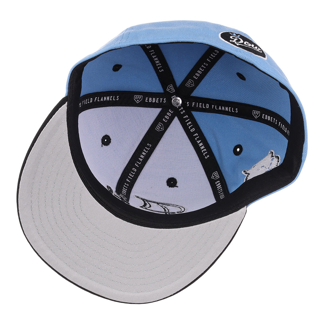 Montreal Black Panthers NLB Sky Blue Fitted Ballcap