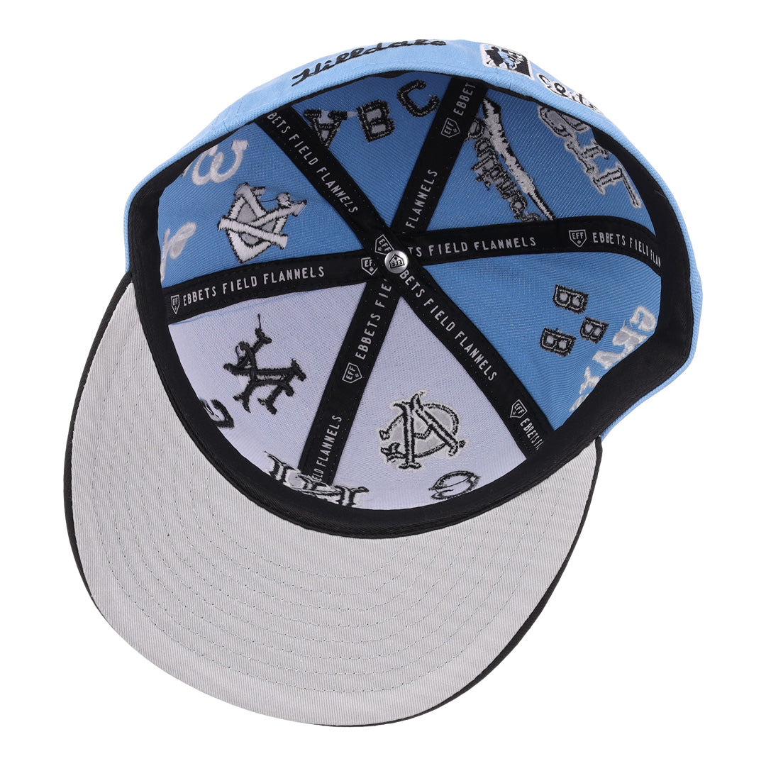 Negro League Baseball NLB Sky Blue Fitted Ballcap