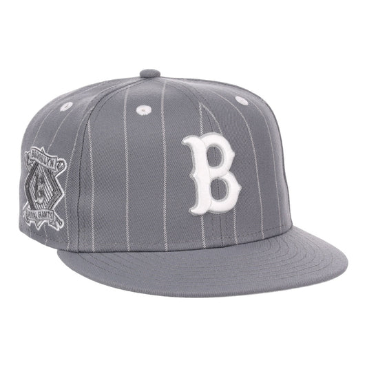 Brooklyn Royal Giants NLB Black Pinstripe Fitted Ballcap