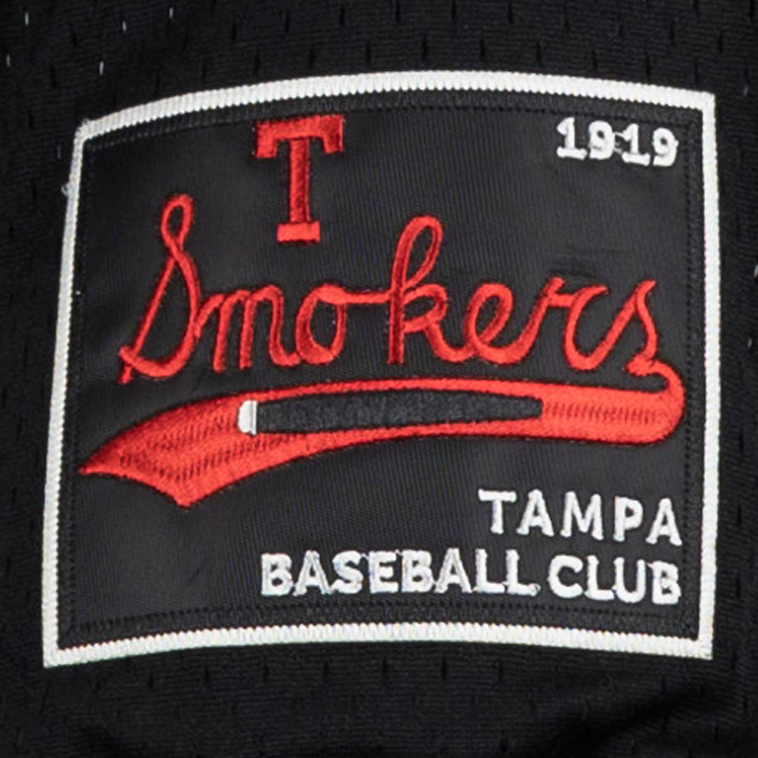 Tampa Smokers Vintage Inspired NL Replica V-Neck Mesh Jersey - Black