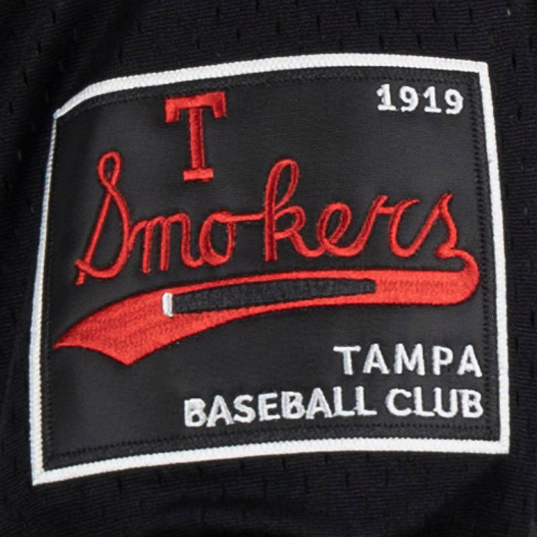 Tampa Smokers Vintage Inspired NL Pinstripe Replica V-Neck Mesh Jersey