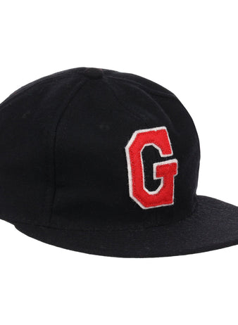 The EFF University of Georgia 1963 Vintage Ballcap is a black hat with a bold red and white letter G, perfect for Bulldogs fans seeking classic style.