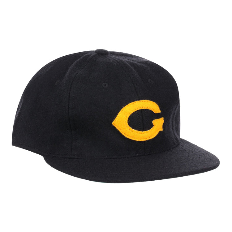 The EFF Grambling State University 1963 Vintage Ballcap is a wool hat with a yellow G embroidered front, ideal for HBCU apparel fans and collectors of Grambling State ballcaps.