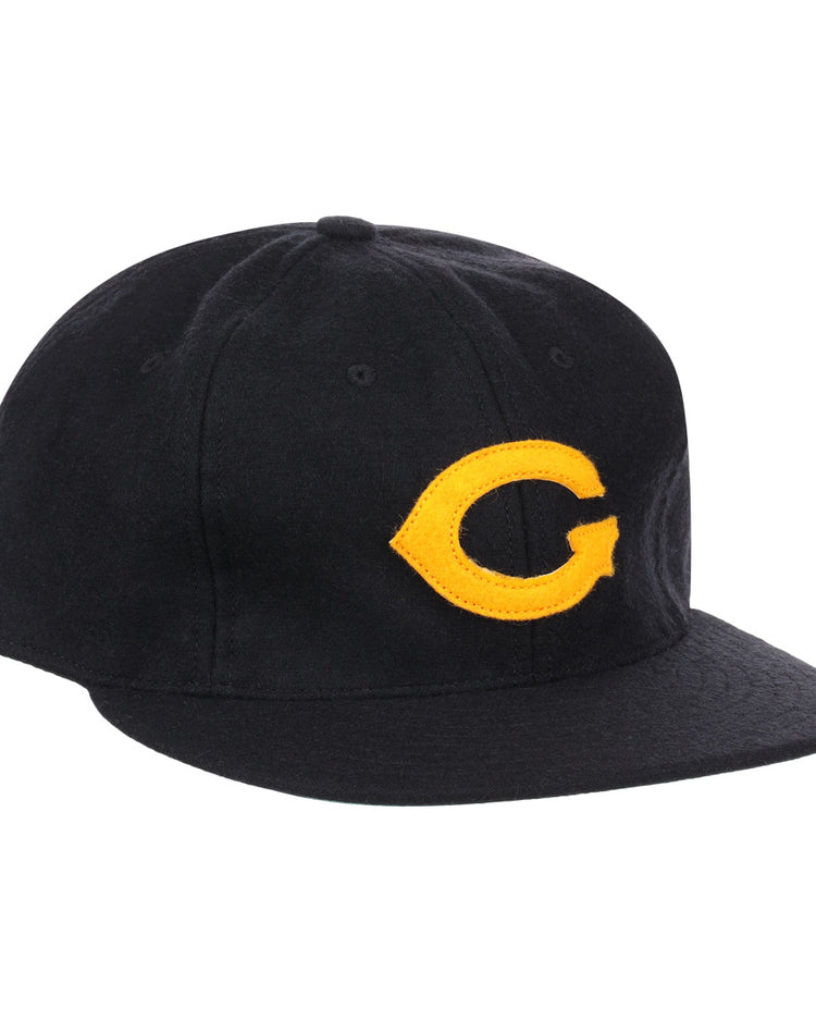 The EFF Grambling State University 1963 Vintage Ballcap is a wool hat with a yellow G embroidered front, ideal for HBCU apparel fans and collectors of Grambling State ballcaps.