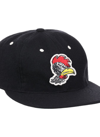 Show your Gamecock pride with the EFF University of South Carolina Gamecocks Mascot Vintage Ballcap, a black cap featuring a colorful embroidered cartoon bird patch on the front.