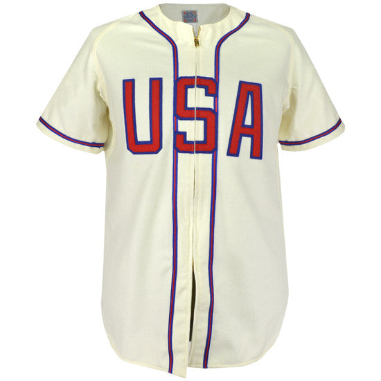 Ebbets Field Flannels USA National Team 1956 Home Jersey