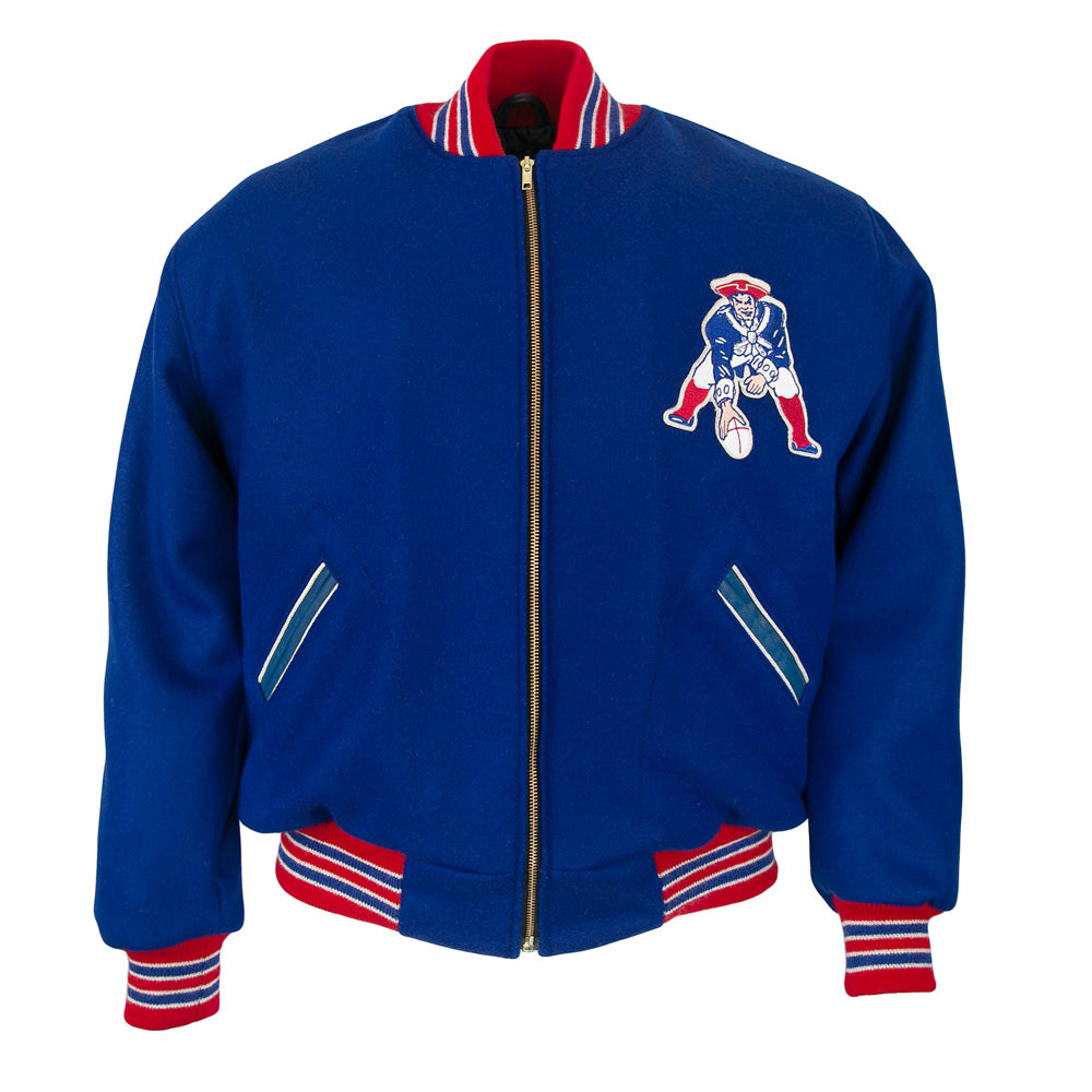 Throwback Patriots Jacke Mitchell Ness Mens New England Patriots