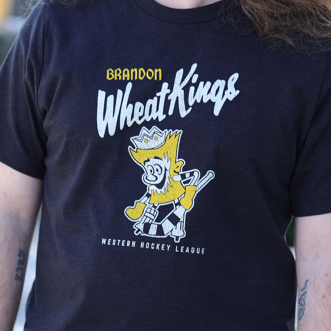 Brandon Wheat Kings 1955 Hockey T-Shirt