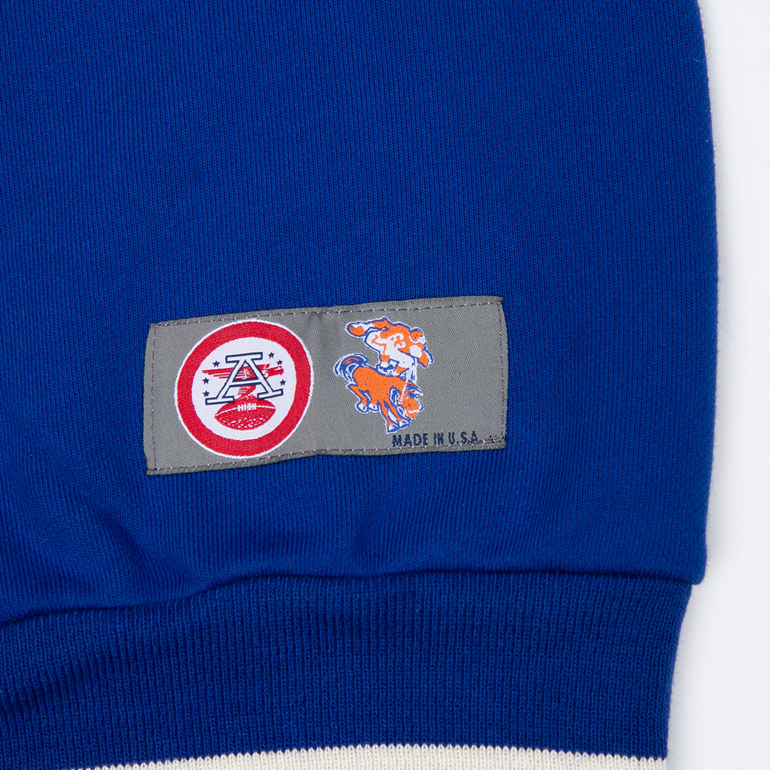 Denver Broncos Vintage Crewneck Sweatshirt - Royal Blue