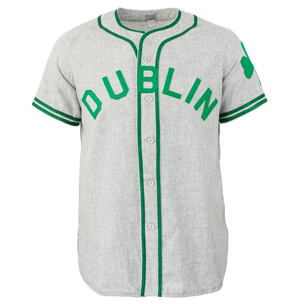 Ebbets Field Flannels Dublin Green Sox 1952 Road Jersey