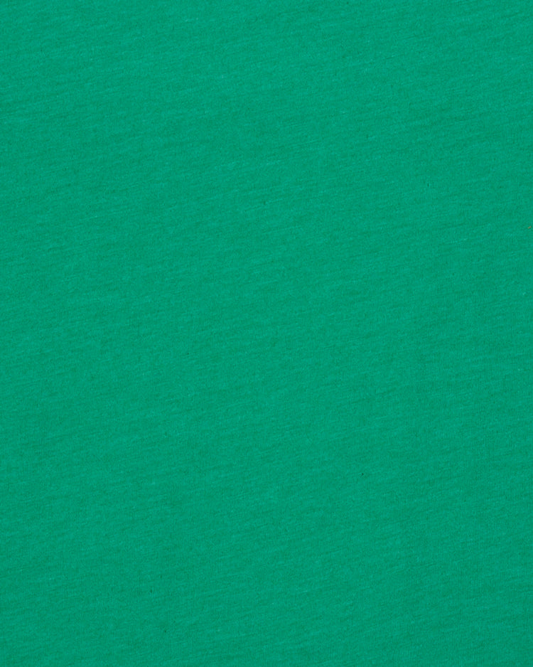 Solid green fabric texture, evenly lit with a subtle weave pattern inspired by classic Negro Leagues uniforms, fills the image—representing the Denver White Elephants T-Shirt by EFF.