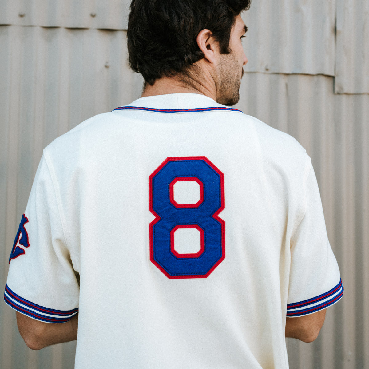 Jersey City Giants 1942 Home Jersey Ebbets Field Flannels