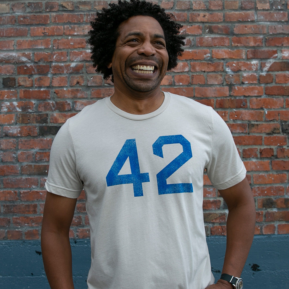 Jackie Robinson 42 T-Shirt (Heather Natural)