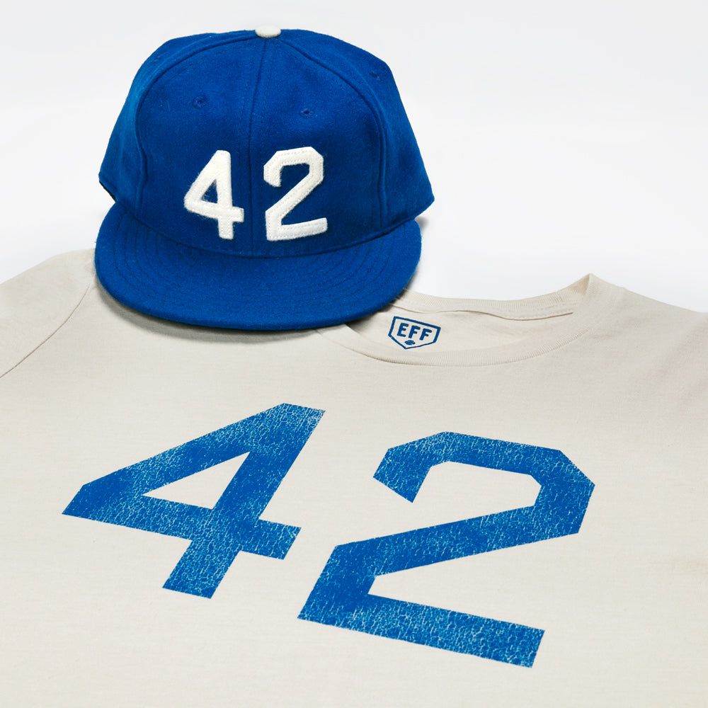 Jackie Robinson 42 T-Shirt (Heather Natural)