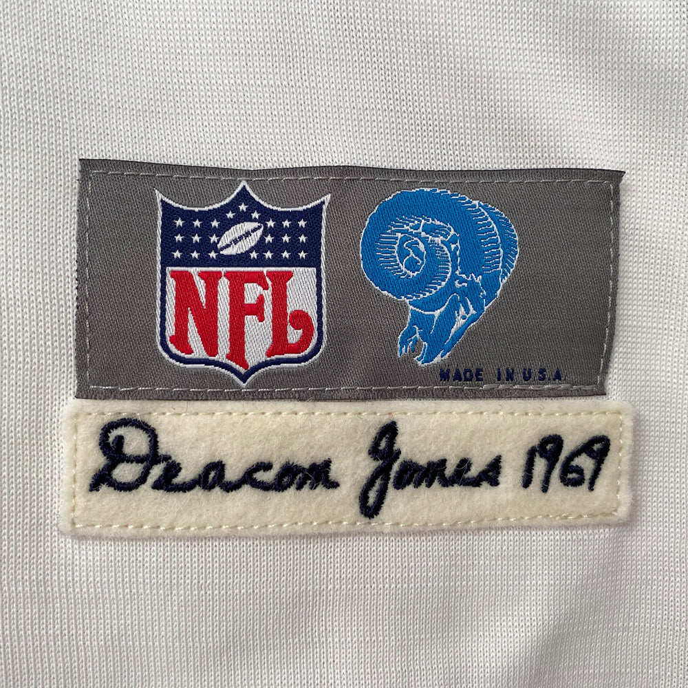NFL St. Louis Rams Football Long Sleeve Shirt Embroidered Logo Men Size XL  Blue