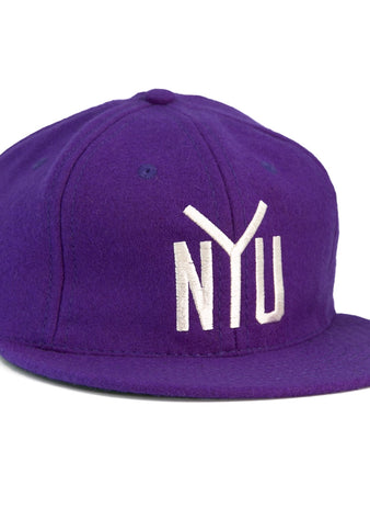 The EFF New York University 1961 Vintage Ballcap is made from genuine wool and showcases NYU embroidered in large white letters on the front.