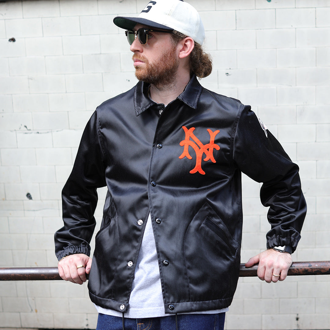 New York Giants 1954 Satin Windbreaker – Ebbets Field Flannels