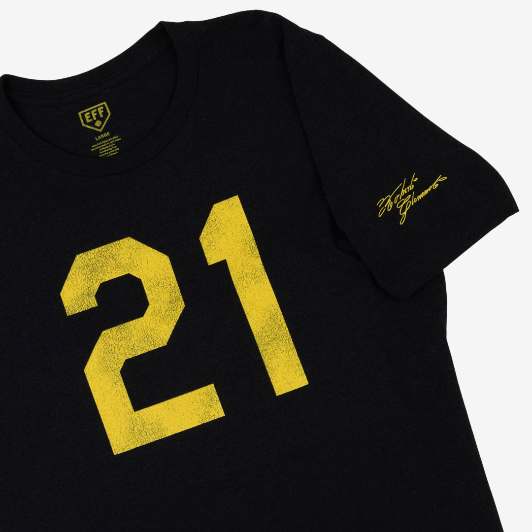 Roberto Clemente 21 T-Shirt - Black