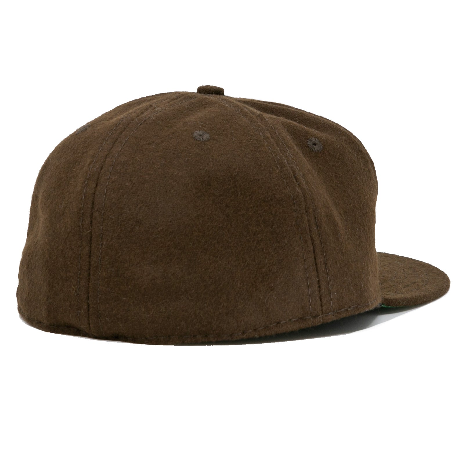 Brown Wool Flannel Baseball Cap - Handmade Lightweight - Fitted Snapback  Sizes Available up to XxL, 2xL, XL, Ballcap - Brown University