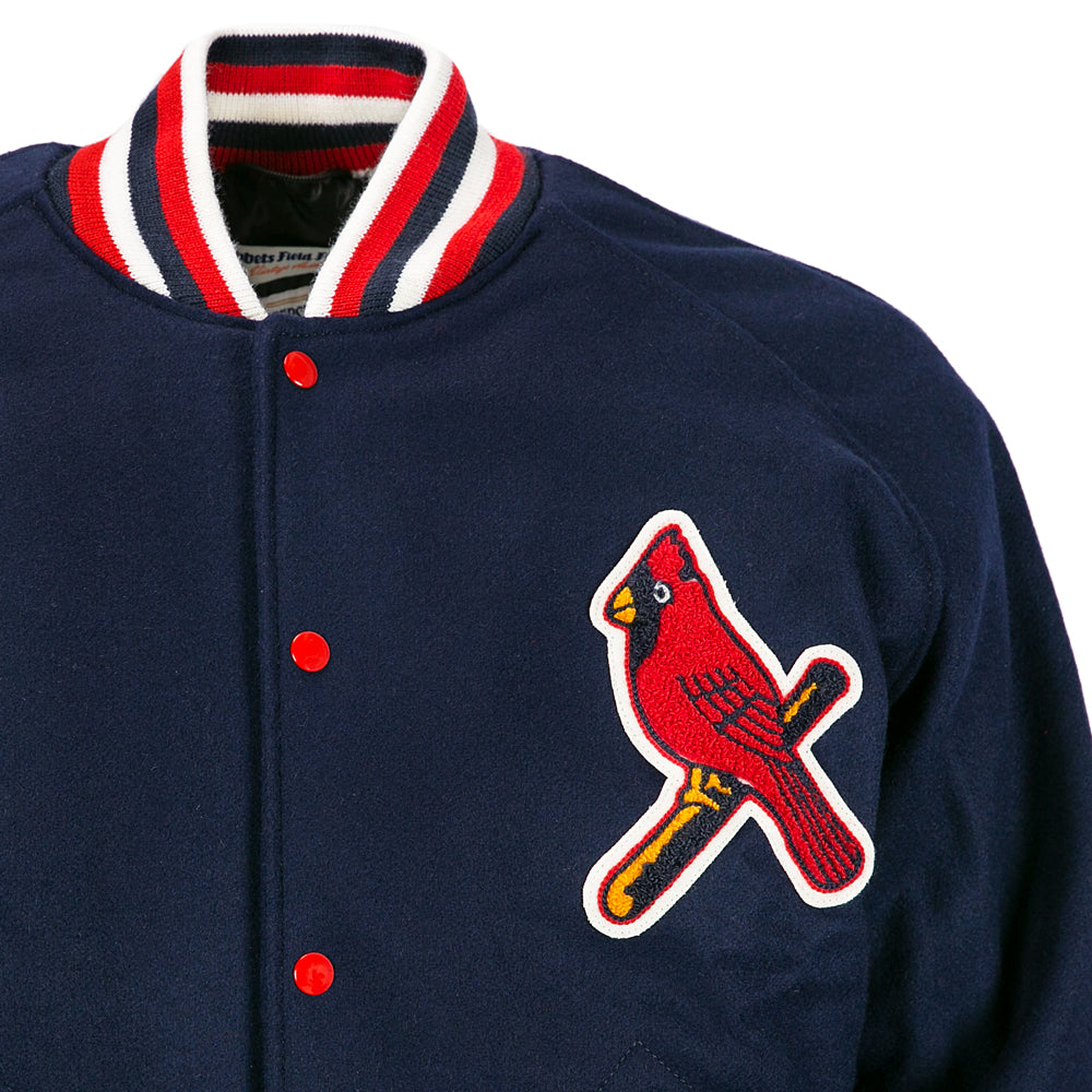 Vintage Louisville Redbirds Satin Jacket Mens M St. Louis Cardinals Full Zip