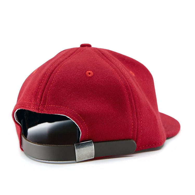 The EFF Tulsa Oilers 1966 Vintage Ballcap is shown from the back, displaying a dark adjustable strap with a metallic clasp, set against a plain white background.