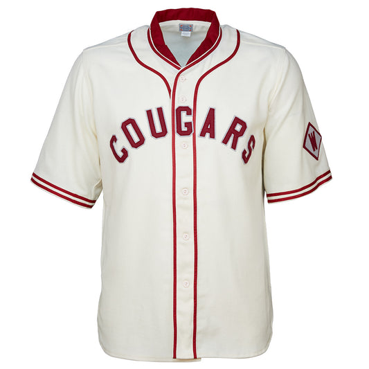 Vintage￼ Washington State Cougars Ebbets Field Flannels Wool Baseball Jersey  XL