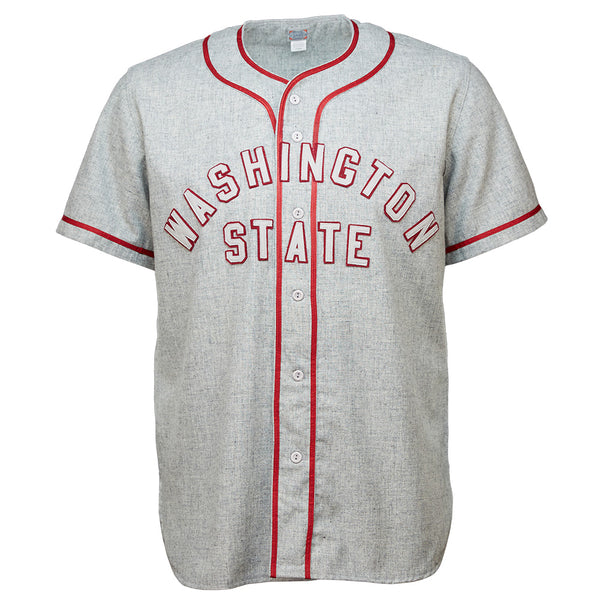 Ebbets Field Flannels Washington State University 1948 Road Jersey