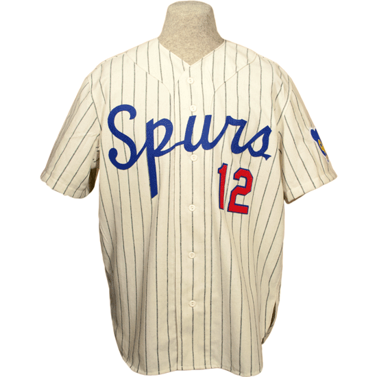 Spurs top baseball jersey